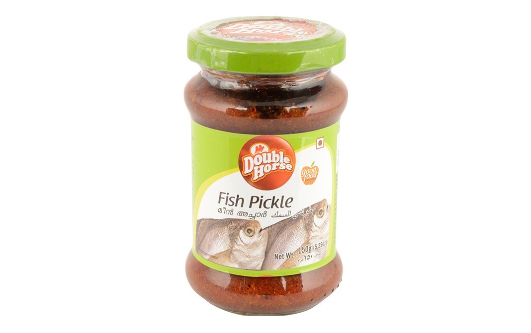 Double Horse Fish Pickle    Glass Jar  150 grams
